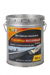 Битумная мастика СтройИзол Битумный ЭКОБИТ ведро 10,0 кг
