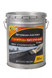 Битумная мастика СтройИзол Битумный ЭКОБИТ ведро 20,0 кг