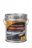 Битумная мастика СтройИзол Битумный ЭКОБИТ ведро 3,0 кг