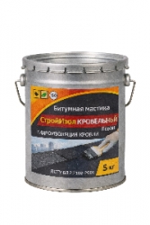 Битумная мастика ведро 5,0 кг СтройИзол Кровельный Ecobit