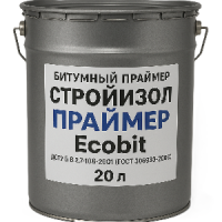 Бітумова ґрунтовка СтройIзол Праймер EКОБIТ ДСТУ Б В.2.7-108-2001