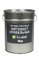 Мастика битумная ведро 20,0 кг БИТЭЛАСТ - КРОВЕЛЬНЫЙ Ecobit