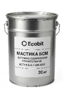Мастика БСМ Ecobit Холодна бітумно-силіконова ізоляційна ГОСТ 30693-20