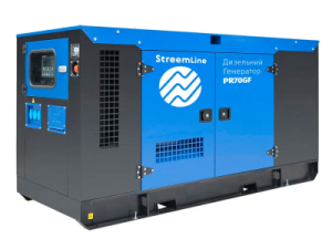 Мощный дизельный генератор StreemLine PR70GF с оперативной доставкой