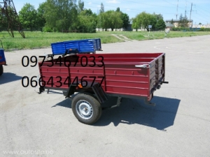 новый усиленный легковой прицеп