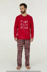 Піжама чоловіча бавовняна "Christmas Trees" (арт. MPF 0880/09/01)