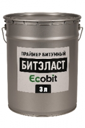 Праймер битумный ЭКОБИТ ведро 3,0 л ДСТУ Б В.2.7-108-2001