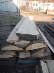 продам банный горбыль из липы свежепил (большой)