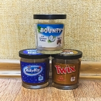 Шоколадная паста Bounty, Twix, Milky Way