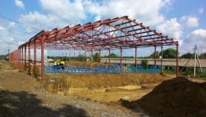 Строительство каркасных ангаров, каркасных быстровозводимых зданий.