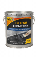 ТЕГЕРОН Герметик ЭКОБИТ ведро 5,0 кг мастика бутилкаучуковая