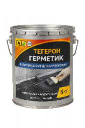 ТЕГЕРОН Герметик ЭКОБИТ ведро 5,0 кг мастика бутилкаучуковая