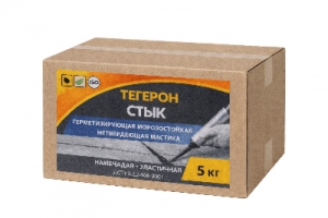 Тегерон Стык Экобит ящик 5 кг герметизирующая морозостойкая мастика