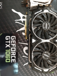 ВидеоКарту   MSI ARMOR GeForce GTX 1060 3GB GDDR5 192bit  бу.