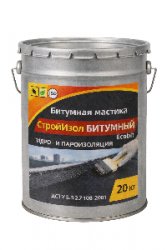 Битумная мастика СтройИзол Битумный ЭКОБИТ ведро 20,0 кг