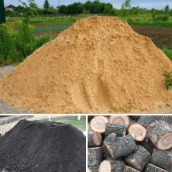 Чорнозем пісок Ківерці замовити купити дрова торфобрикет