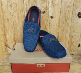 Джинсовые мокасины Levi's, оригинал, Америка, р.43-43.5