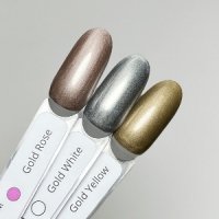 Ефект Рідкого Металу: Золота Гель-фарба Izzy Gold Yellow