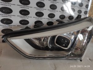 Фара Hyundai Santa Fe 2013-2016 ксенон левая USA