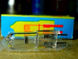 Лампа КГМ-24-150, 24В 150Вт, 24V 150W, КГМ24-150