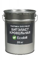 Мастика бітумна БІТЕЛАСТ - ПОКРIВЕЛЬНИЙ Ecobit вiдро 20 кг