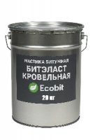 Мастика битумная ведро 20,0 кг БИТЭЛАСТ - КРОВЕЛЬНЫЙ Ecobit