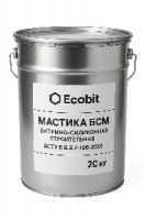 Мастика БСМ Ecobit Холодна бітумно-силіконова ізоляційна ГОСТ 30693-20