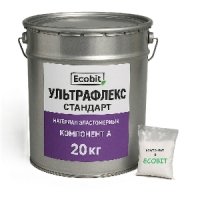 Мастика эластомерная УЛЬТРАФЛЕКС-СТАНДАРТ Ecobit Жидкая Резина Кровля