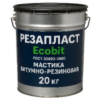 Мастика РЕЗАПЛАСТ Ecobit покрівельна для швів гумово-битумна