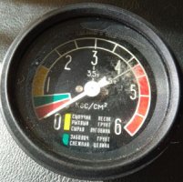 МД 223Б - манометр тиску повітря в шинах ЗІЛ-131