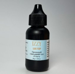 Мега-Об'єм 30г! Топ Izzy Lux Top з УФ-захистом та Дзеркальним Блиском