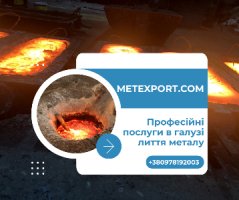 Послуги з виробництва литих металевих деталей