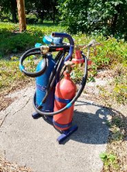 Пост газозварювальний, комплект для пайки та різки металів