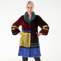 Продается шуба с натурального меха норка стиль  Fendi , Oversize