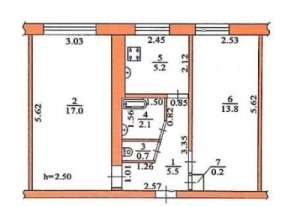 Продам 2к. квартиру на пр. Богдана Хмельницкого