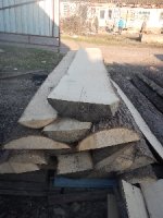 продам банный горбыль из липы свежепил (большой)