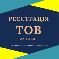 Реєстрація ТОВ з ПДВ, єдиним податком ( Недорого )