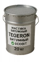 Тегерон бітумний ЕКОБIТ мастика гумо-бітумна вiдро 20 кг