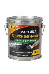 ТЕГЕРОН Битумный ЭКОБИТ ведро 3,0 кг мастика резино-битумная