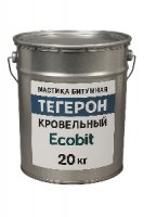 Тегерон Покрiвельний EКОБIТ - покрівельна бітумна мастика вiдро 20 кг