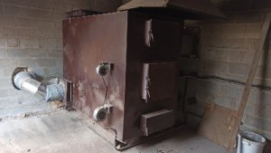 Твердопаливний котел повітряного опаленння КФВ-300