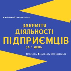 Закриття ФОП, підприємницької діяльності ( недорого ).