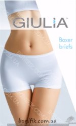 Жіночі білі безшовні труси-шорти "Boxer Briefs"