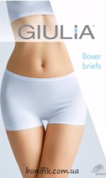 Жіночі білі безшовні труси-шорти "Boxer Briefs"