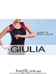 Жіноча майка на широких бретелях для занять в залі CANOTTA SPORT COLOR
