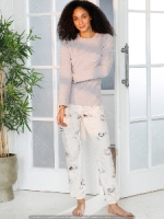 Жіноча піжама з малюнком "Teodora" (16206) (арт. 1297)