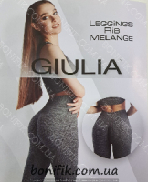 Жіночі меланжеві спортивні леггінси LEGGINGS RIB MELANGE