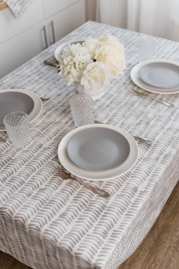 Скатертина з бавовни в інтер'єрі1